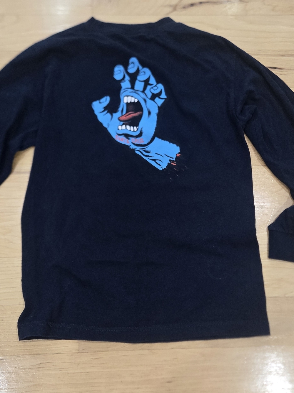 Santa Cruz Black Long Sleeve Graphic Tee Size Small - Picture 6 of 7